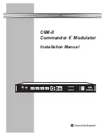General Instrument C6M-II Installation Manual preview