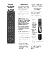 Preview for 1 page of General Instrument XRC 200 User Manual