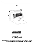 Предварительный просмотр 24 страницы General International 30-010 MI Setup & Operation Manual