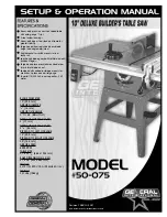 Предварительный просмотр 1 страницы General International 50-057 Setup & Operation Manual