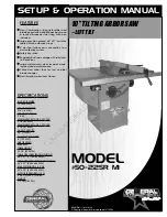 General International 50-225R M1 Setup & Operation Manual предпросмотр