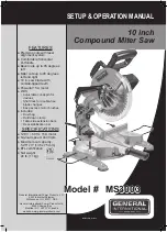 Preview for 1 page of General International MS3003 Setup & Operation Manual