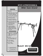 Preview for 1 page of General International MS3102 Setup & Operation Manual