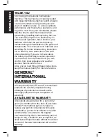 Preview for 2 page of General International MS3102 Setup & Operation Manual