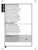 Preview for 4 page of General International MS3102 Setup & Operation Manual