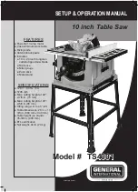 Preview for 1 page of General International TS4001 Setup And Operation Manual