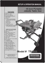 General International TS4004 Setup & Operation Manual preview