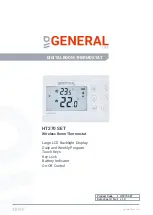 GENERAL LIFE HT270 SET Manual preview