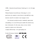 Preview for 2 page of General Measure GM9907 Series User Manual