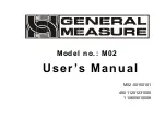 General Measure M02 User Manual preview