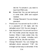 Предварительный просмотр 114 страницы GENERAL MOBILE DST500 User Manual