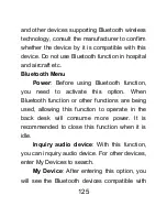 Предварительный просмотр 125 страницы GENERAL MOBILE DST500 User Manual