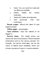 Предварительный просмотр 133 страницы GENERAL MOBILE DST500 User Manual