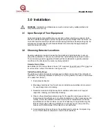 Предварительный просмотр 12 страницы General Monitors FL3112 Manual