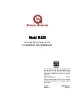 Preview for 1 page of General Monitors IR400 Manual