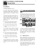 Предварительный просмотр 12 страницы General Monitors S104 Instruction Manual