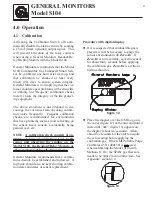 Предварительный просмотр 14 страницы General Monitors S104 Instruction Manual