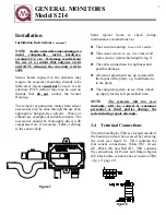 Предварительный просмотр 11 страницы General Monitors S214 Instruction Manual