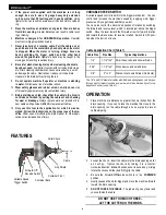 Preview for 4 page of General Pipe Cleaners BD Drain Gun Operating Instructions Manual