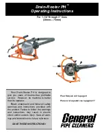 General Pipe Cleaners Drain-Rooter PH Operating Instructions Manual preview