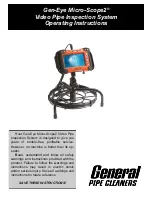 Preview for 1 page of General Pipe Cleaners Gen-Eye Micro-Scope2 Operating Instructions Manual