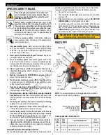 Предварительный просмотр 4 страницы General Pipe Cleaners Maxi-Rooter Operating Instructions Manual