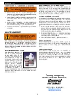 Preview for 28 page of General Pipe Cleaners Sewerooter T-3 Operating Instructions Manual