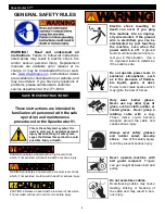 Preview for 2 page of General Pipe Cleaners speedrooter 91 Operating Instructions Manual