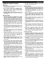 Preview for 3 page of General Pipe Cleaners speedrooter 91 Operating Instructions Manual