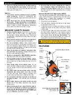 Preview for 4 page of General Pipe Cleaners speedrooter 91 Operating Instructions Manual