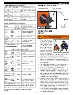 Preview for 5 page of General Pipe Cleaners speedrooter 91 Operating Instructions Manual