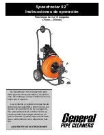 Preview for 19 page of General Pipe Cleaners Speedrooter 92 Operating Instructions Manual