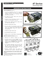 Preview for 1 page of General Pump 47 Series Servicing Instructions