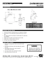 Preview for 2 page of General Pump DHRWM50200 Quick Start Manual