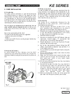 Предварительный просмотр 7 страницы General Pump KE Series Owner'S Manual