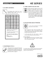 Предварительный просмотр 17 страницы General Pump KE Series Owner'S Manual