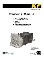 General Pump KF Series Owner'S Manual preview