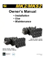 Preview for 1 page of General Pump MK2 Owner'S Manual