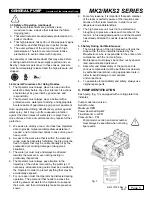 Preview for 5 page of General Pump MK2 Owner'S Manual