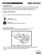 Preview for 3 page of General Pump SMH Repair Manual