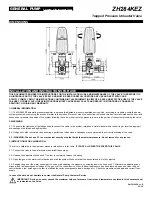 Preview for 2 page of General Pump ZH284KEZ Quick Start Manual