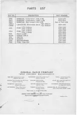 Предварительный просмотр 6 страницы GENERAL RADIO COMPANY 1269·A Operating Instructions Manual