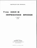 Предварительный просмотр 2 страницы GENERAL RADIO COMPANY 1650-B Instruction Manual