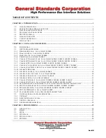 Preview for 4 page of General Standards Corporation PCIe-SIO4BX2 User Manual