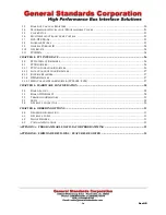 Preview for 5 page of General Standards Corporation PCIe-SIO4BX2 User Manual