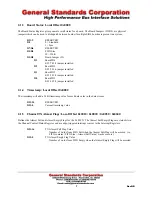 Preview for 12 page of General Standards Corporation PCIe-SIO4BX2 User Manual