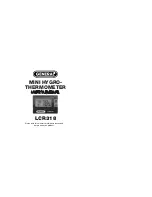 General tools LCR318 User Manual предпросмотр