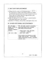 Предварительный просмотр 11 страницы General tools TQ-8800 Operation Manual