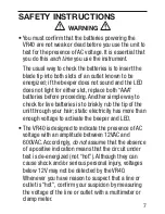 Preview for 7 page of General tools VR40 User Manual