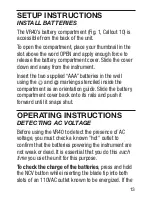 Preview for 13 page of General tools VR40 User Manual